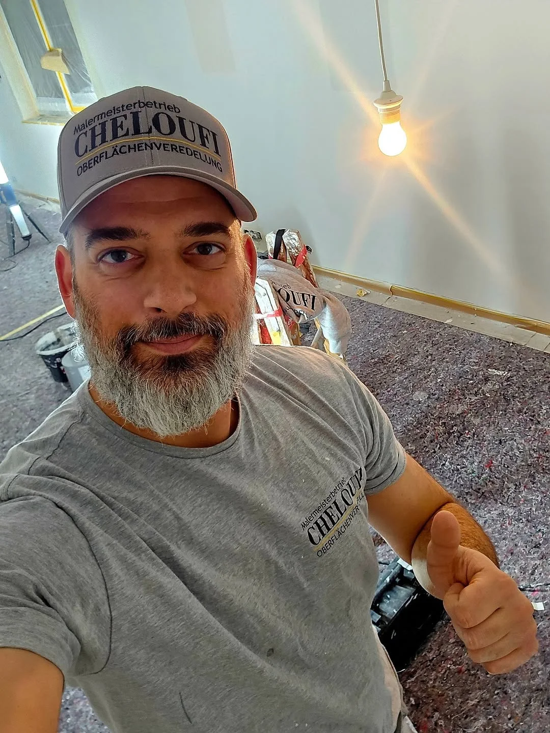 Mehdi Cheloufi bei der Arbeit